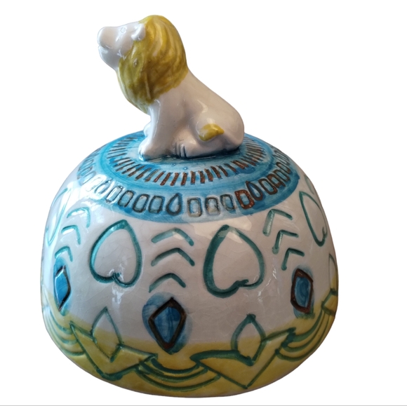 Anthropologie Other - Anthropologie Dome Lid for butter dish Lion